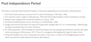 POST INDEPENDENCE PERIOD